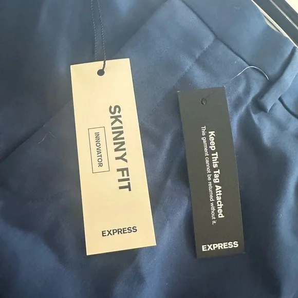 Express Innovator skinny fit pants in navy - Picture 4 of 4